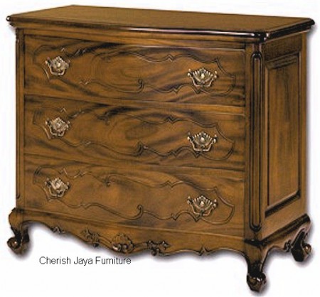 Code: BSC 104-M Name: French Chest of Drawer Size: W=100 X D=50 X H=80 cm Wood: Solid Mahogany﻿